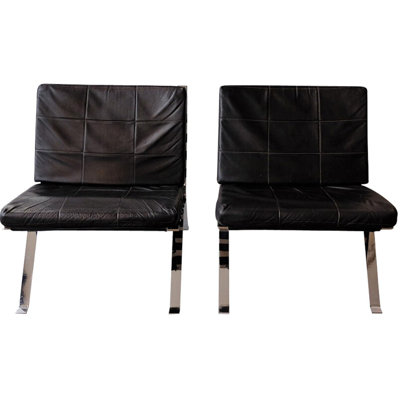 Pair of low chairs by Girsberger Heinrich - 1960s