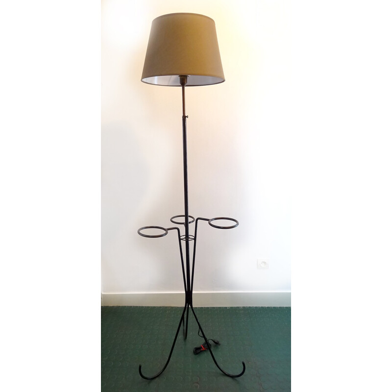 Vintage Floor lamp with 3 pots - 1950s 