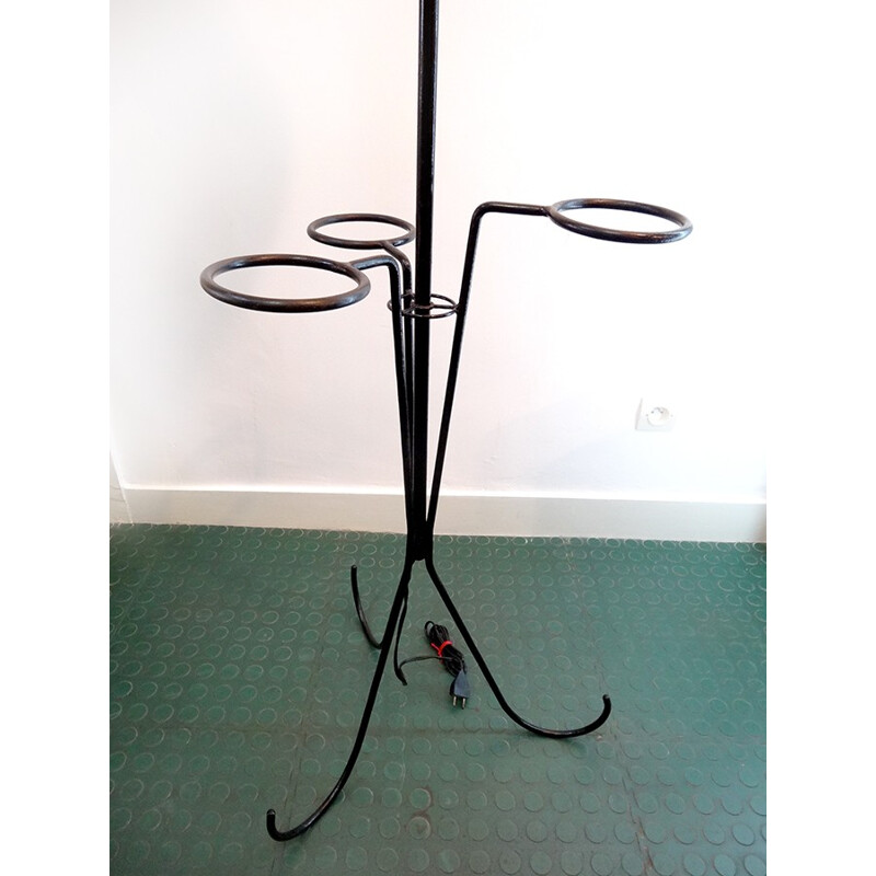 Vintage Floor lamp with 3 pots - 1950s 