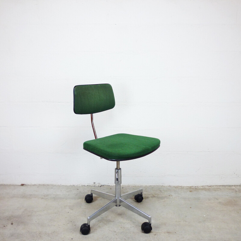 Mid-century desk chair with metal structure - 1970s