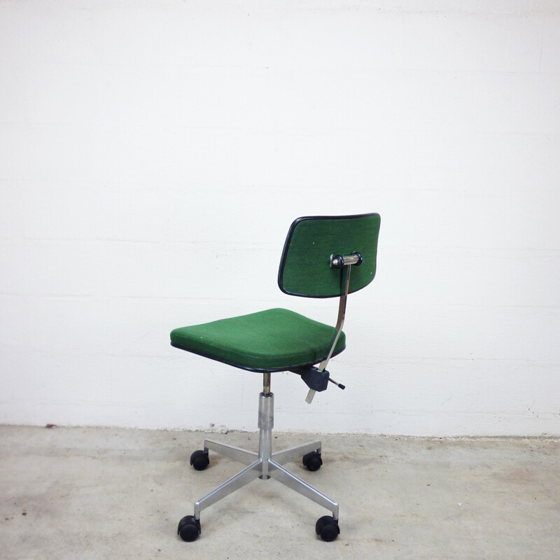 Mid-century desk chair with metal structure - 1970s