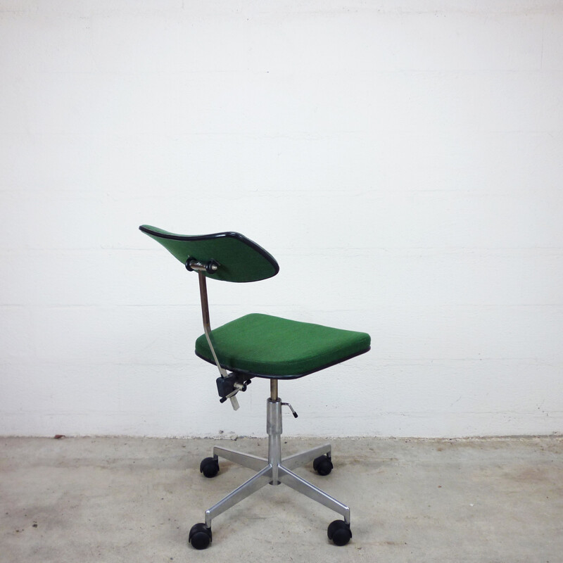 Mid-century desk chair with metal structure - 1970s