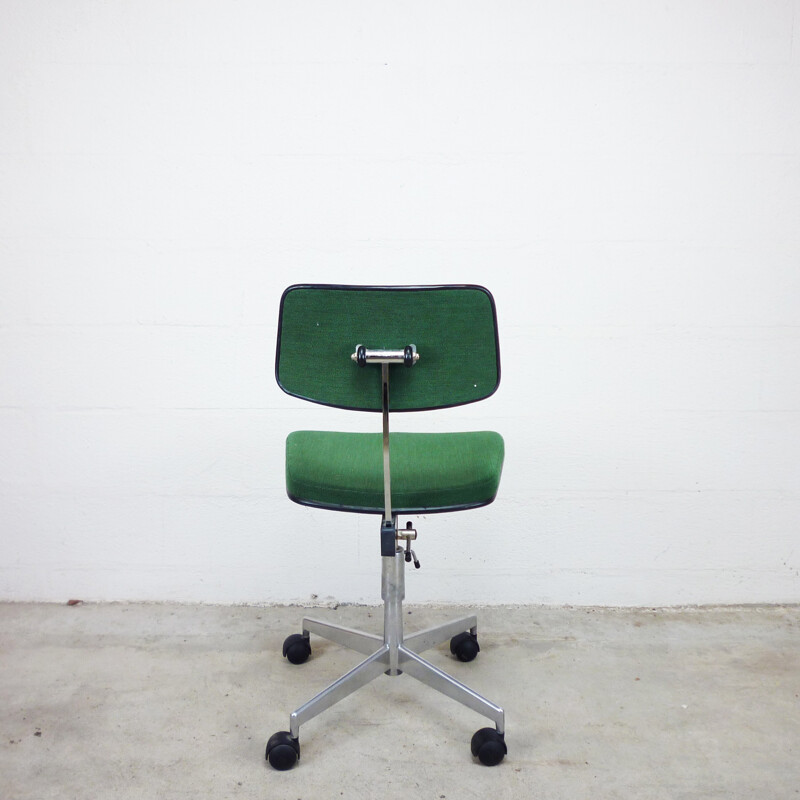 Mid-century desk chair with metal structure - 1970s