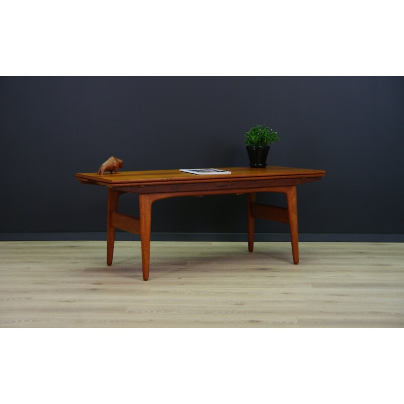 Danish Teak Coffee Table by Kai Kristiansen for Trioh Møbelfabric - 1970s