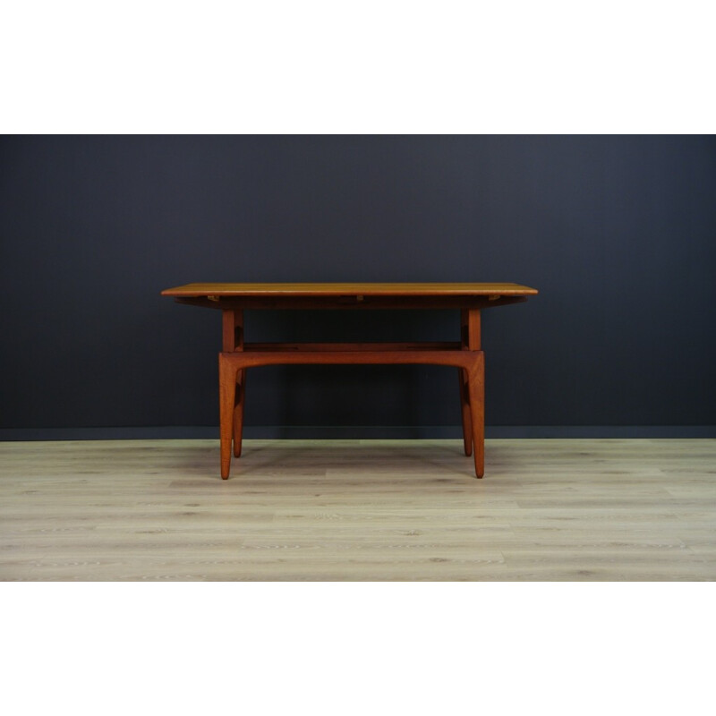 Danish Teak Coffee Table by Kai Kristiansen for Trioh Møbelfabric - 1970s