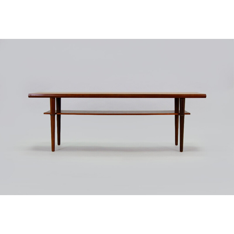 Table Basse en Teck Danois vintage - 1970