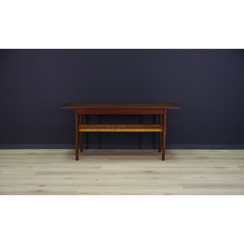 Table Basse Danoise en Teck Retro Vintage - 1970