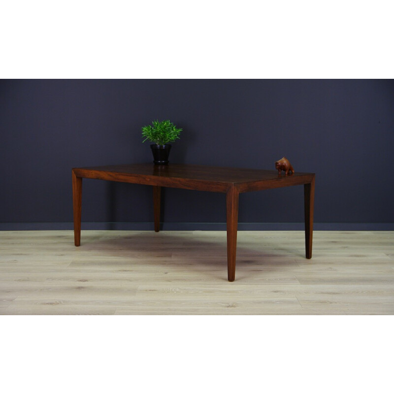 Table Basse en Palissandre par Severin Hansen pour Haslev Møbelsnedkeri, Danemark - 1970