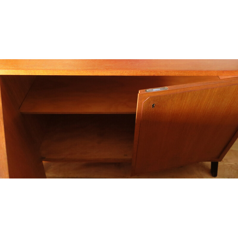 Vintage Teak Open Shelf  Bookcase - 1950s