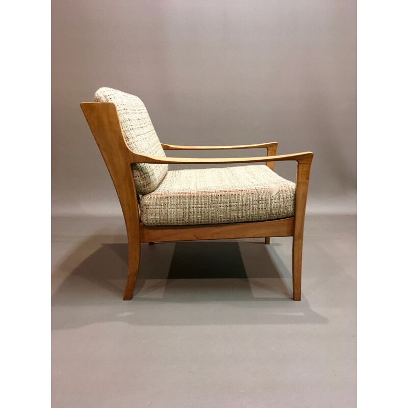 Fauteuil vintage, design scandinave - 1950