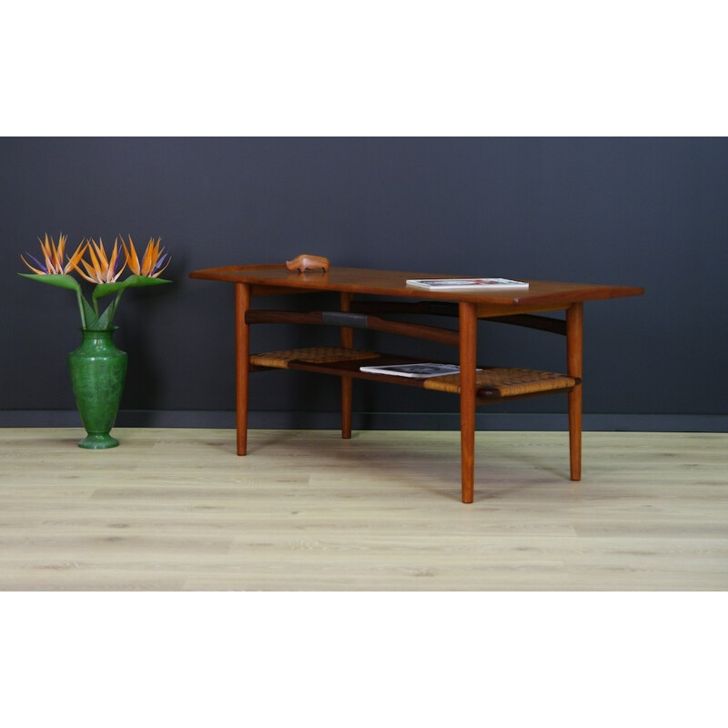Table Basse Vintage en Teck Design Danois - 1970