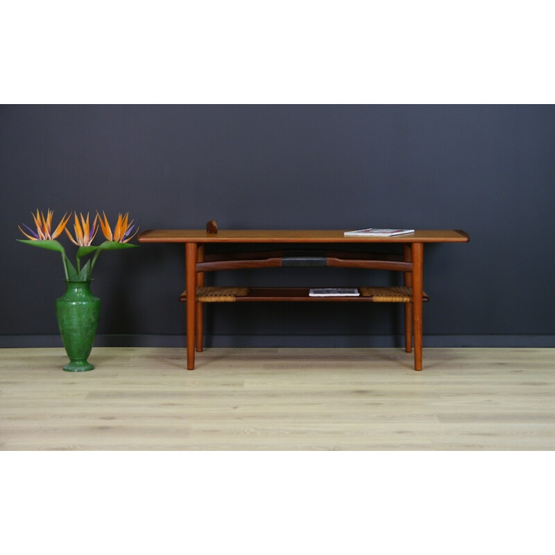 Vintage Teak Coffee Table Danish Design - 1970s