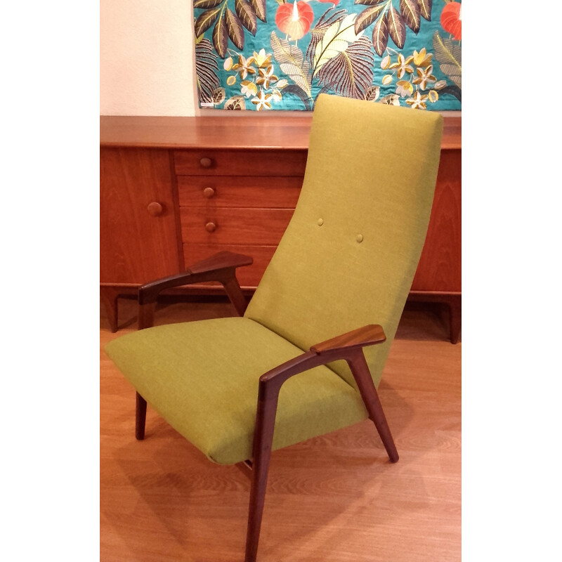 Armchair and ottoman by Yngve Ekstrom - 1960s