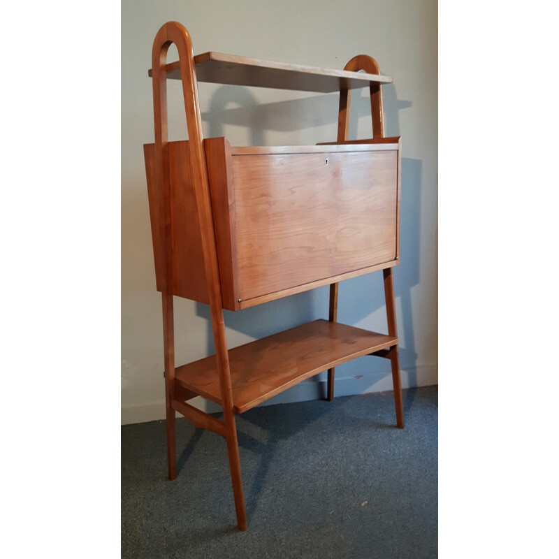 Scandinavian secretary with compass legs - 1950s