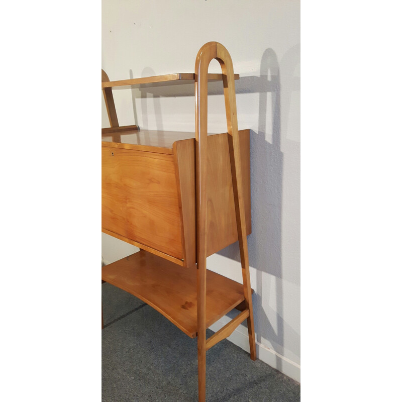 Scandinavian secretary with compass legs - 1950s