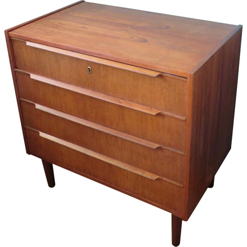 Vintage Danish teak chest of drawers - 1960