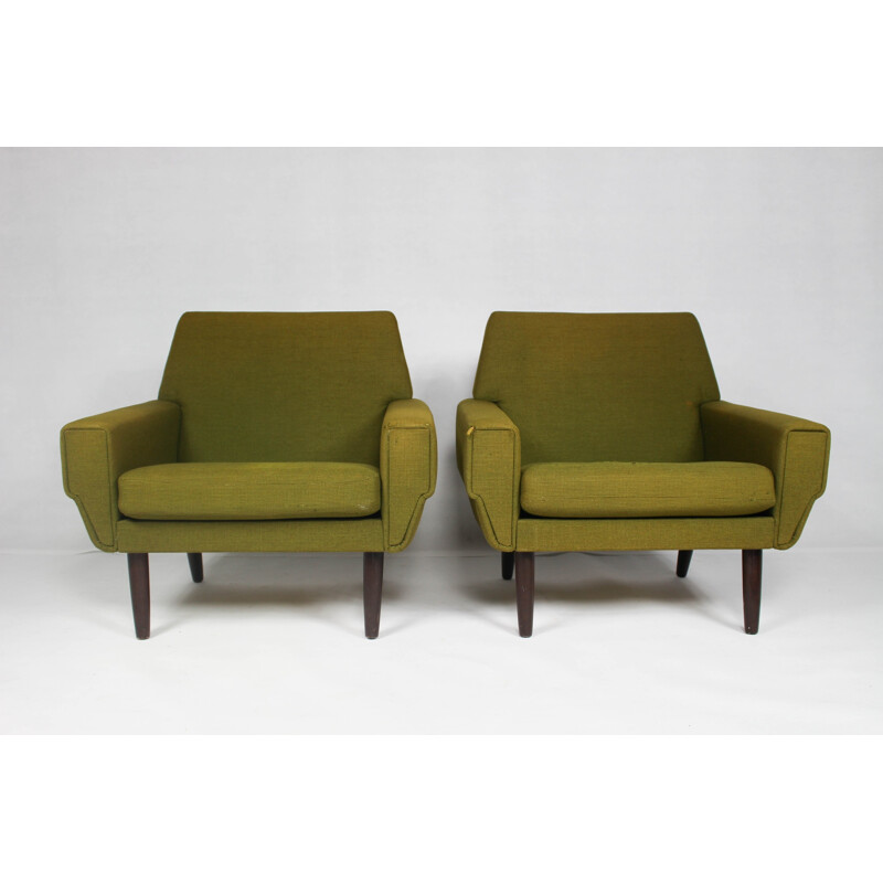 Set of 2 Mid-Century Danish Lounge Chair - 1960s