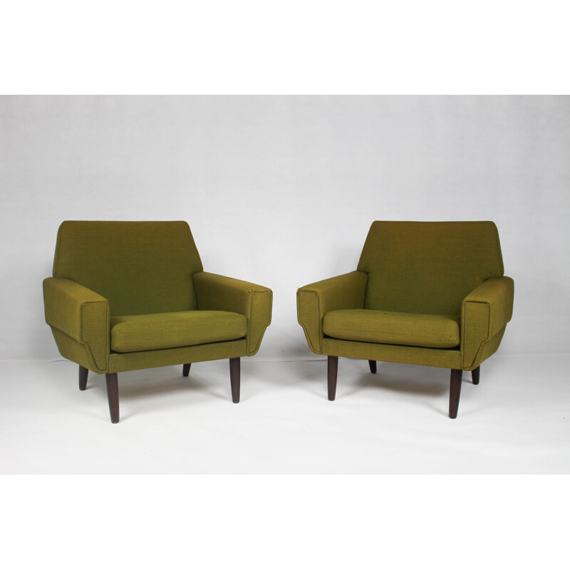 Set of 2 Mid-Century Danish Lounge Chair - 1960s