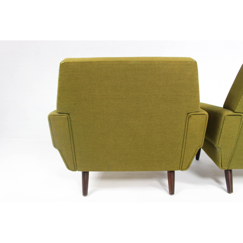 Suite de 2 Fauteuils Lounge Vintage Danois - 1960