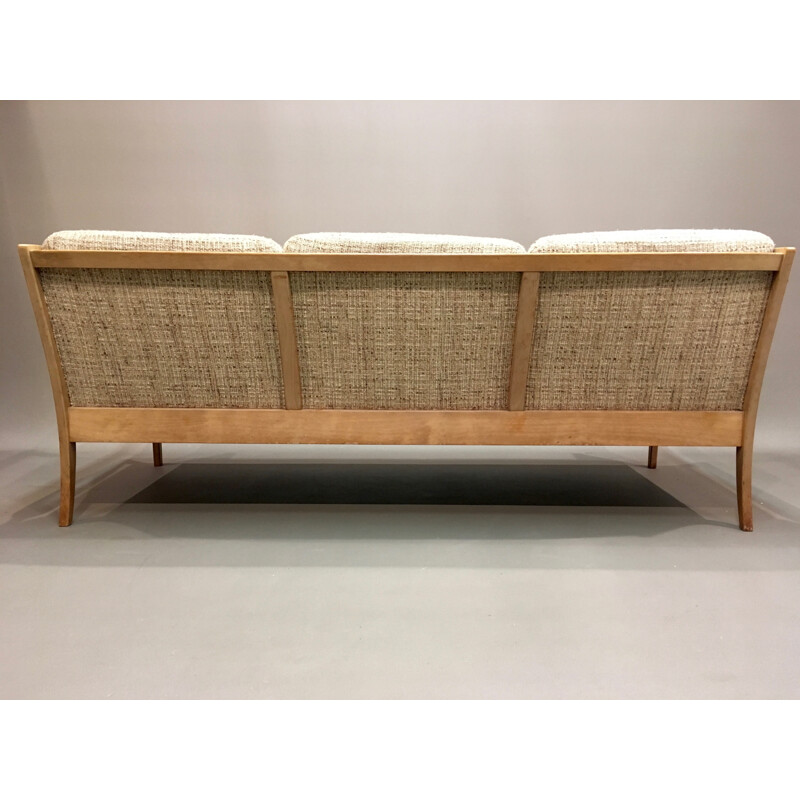 Vintage Scandinavian 3 seater sofa - 1950s