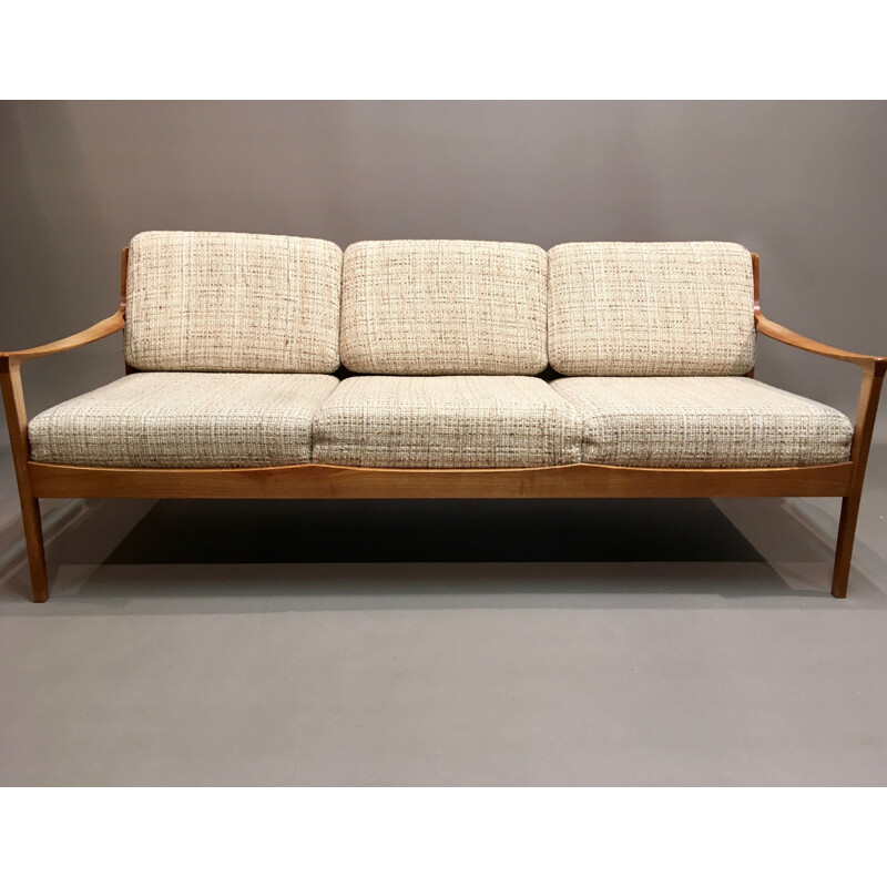 Vintage Scandinavian 3 seater sofa - 1950s