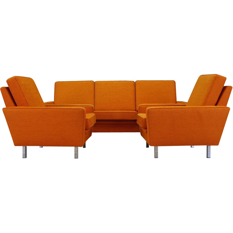 Set of living room with Sofa and Armchairs, Danish Retro Design - 1970s
