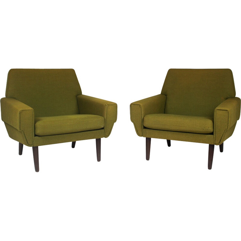 Set of 2 Mid-Century Danish Lounge Chair - 1960s