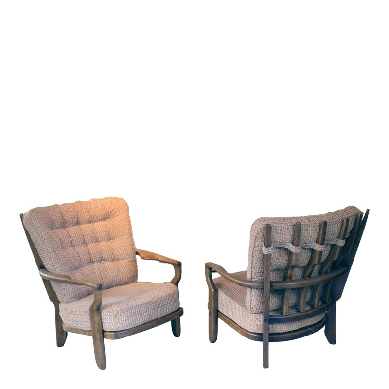 Pair of chairs by R. Guillerme & J. Chambron for Your Home - 1960s