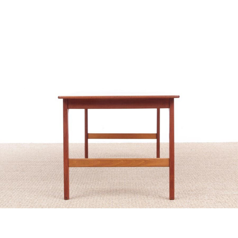 Scandinavian coffee table in solid teak by Yngvar Sandström - 1960s