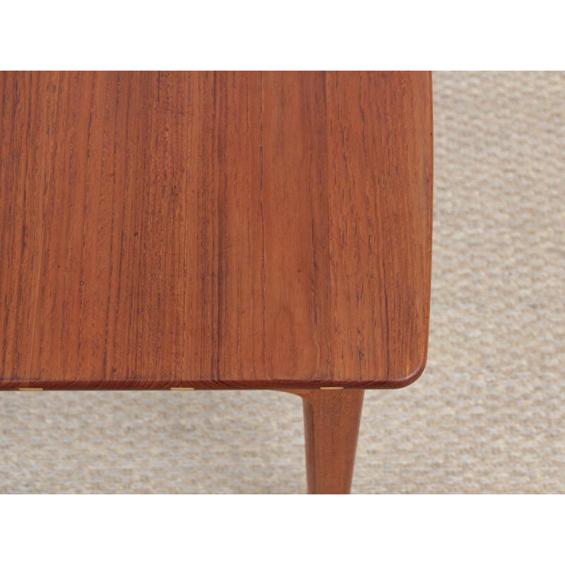 Scandinavian coffee table in solid teak by Yngvar Sandström - 1960s