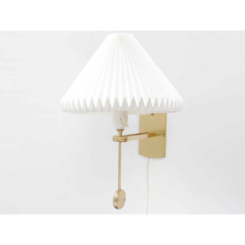 Vintage Scandinavian brass wall or table lamp - 1960s