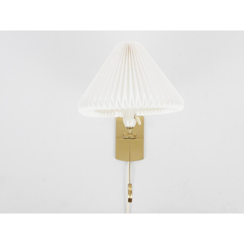 Vintage Scandinavian brass wall or table lamp - 1960s