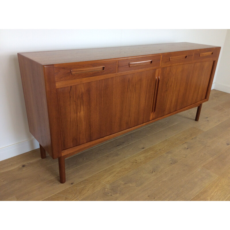 Enfilade vintage en teck par Arne Hovmand Olsen pour Mogens Kold - 1960