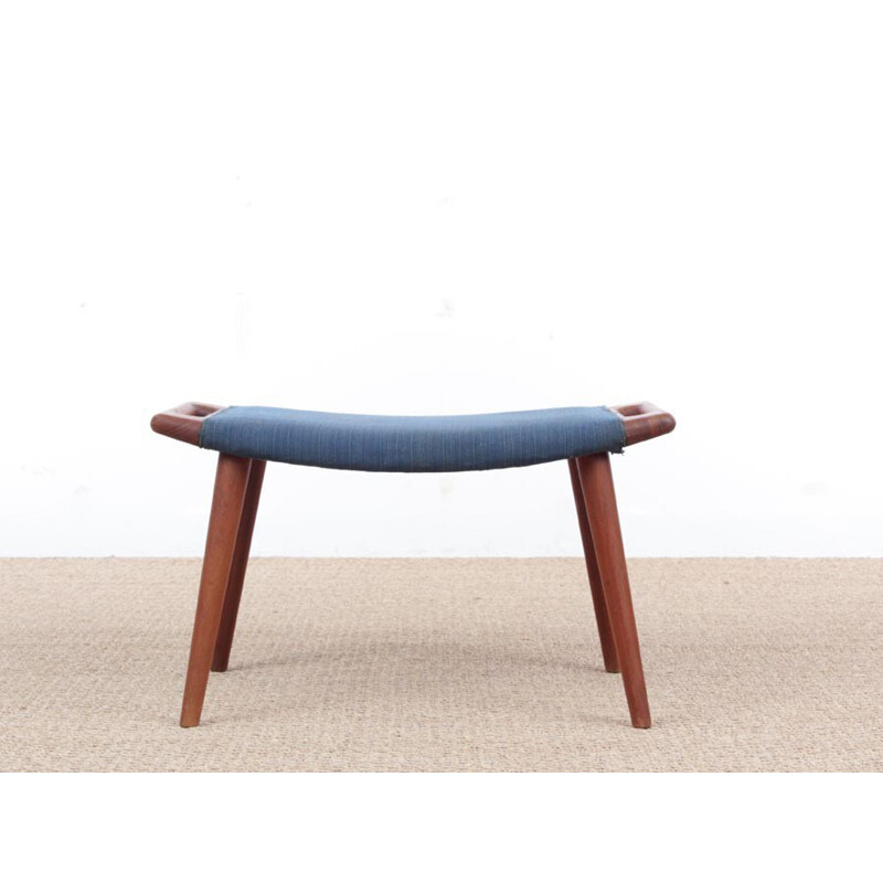 Scandinavian teak stool model AP-29 by Hans Wegner for AP Stolen - 1950s