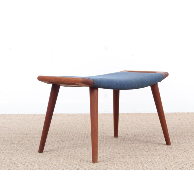 Scandinavian teak stool model AP-29 by Hans Wegner for AP Stolen - 1950s