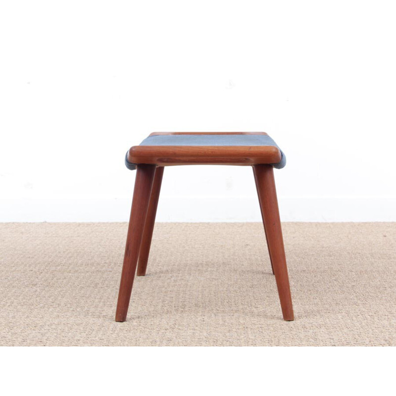 Scandinavian teak stool model AP-29 by Hans Wegner for AP Stolen - 1950s