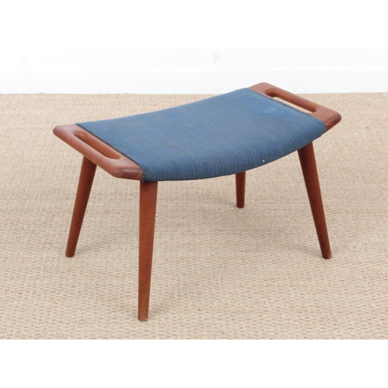 Scandinavian teak stool model AP-29 by Hans Wegner for AP Stolen - 1950s