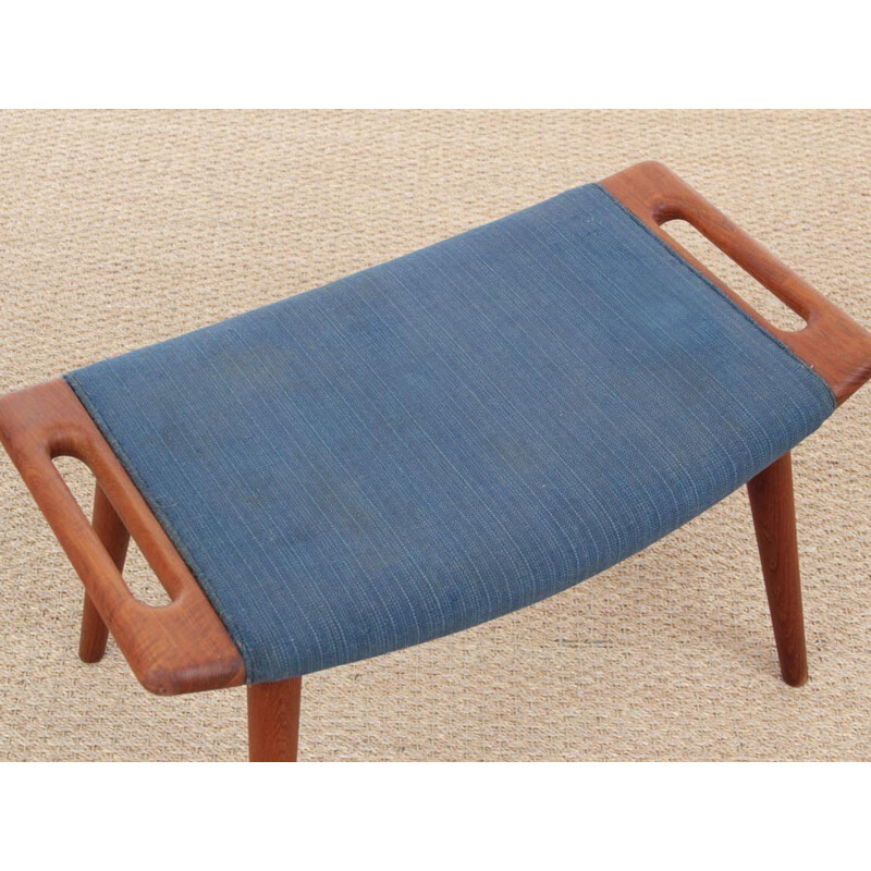 Scandinavian teak stool model AP-29 by Hans Wegner for AP Stolen - 1950s