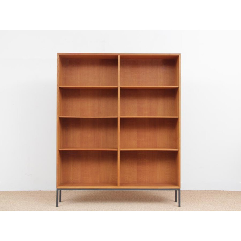 Scandinavian oak bookcase by Borge Mogensen for FDB - 1950s