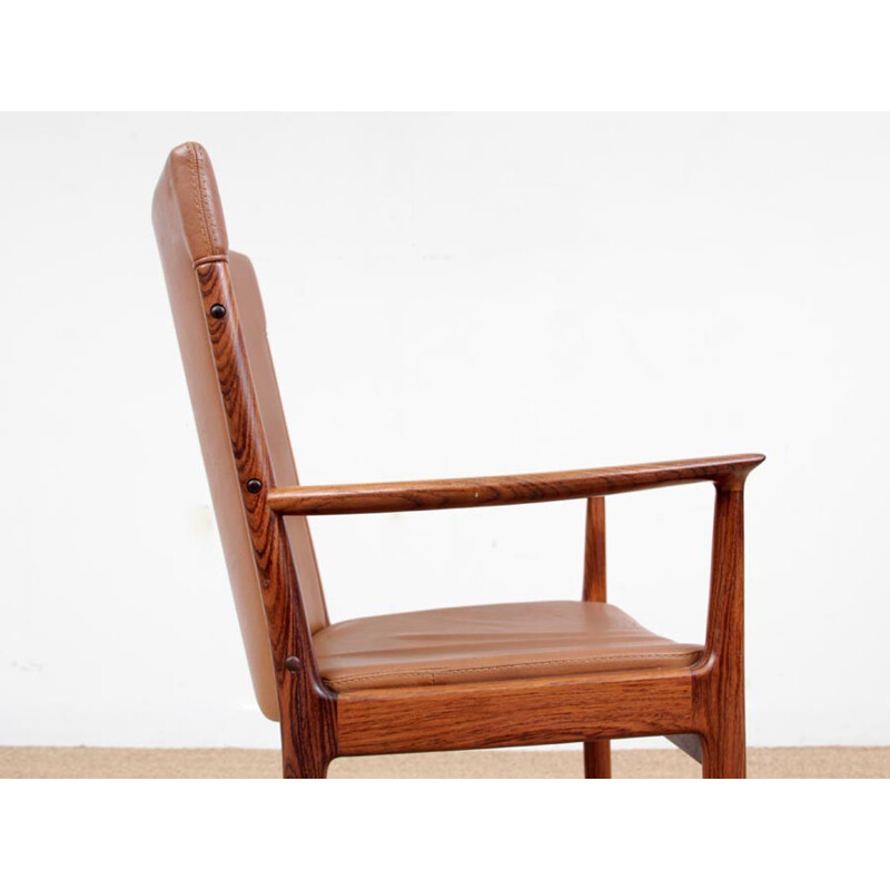 Paire de fauteuils en palissandre de Rio de Kai Lyngfeldt Larsen pour Søren Willadsen - 1960