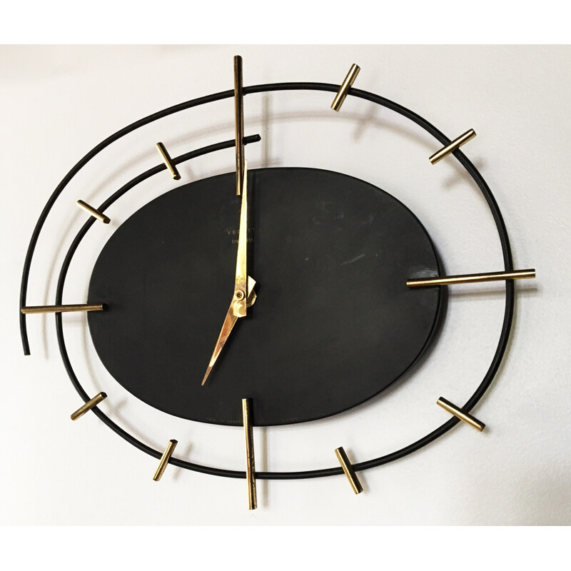 Clock vintage "ORTF" pour Vedette Transitor - 1950s