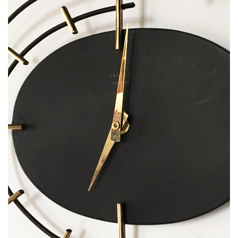 Clock vintage "ORTF" pour Vedette Transitor - 1950s