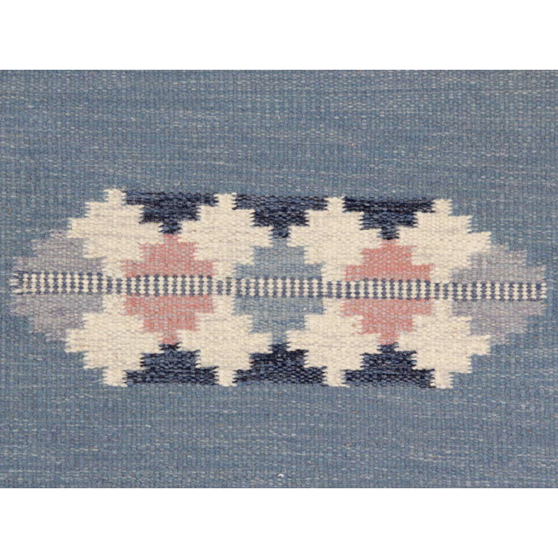 Scandinavisch Rolakan handgeweven wollen tapijt - 1970