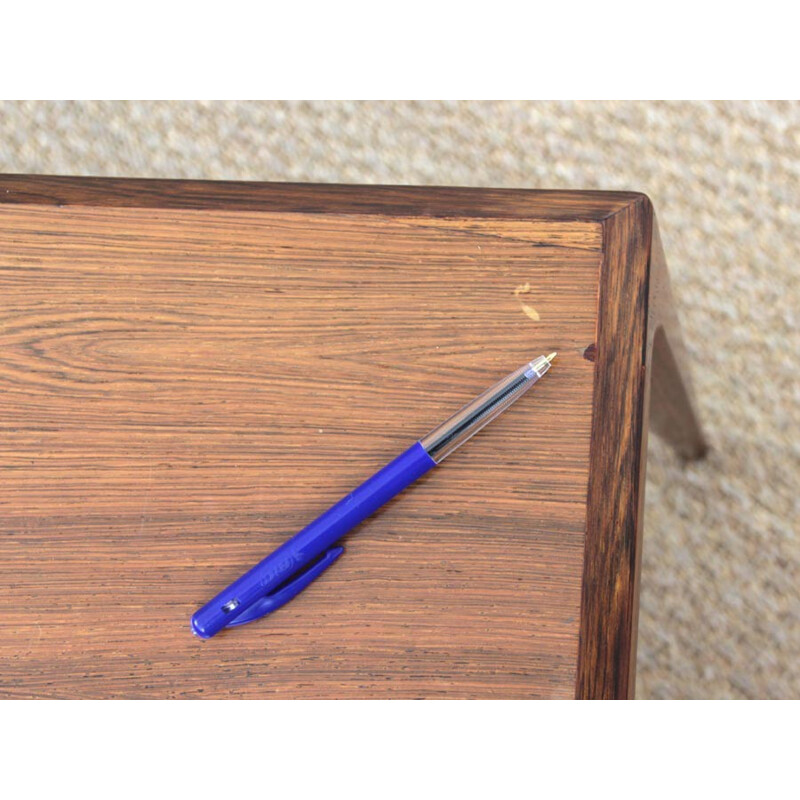 Square Scandinavian Rio rosewood coffee table by de Johannes Andersen - 1960s