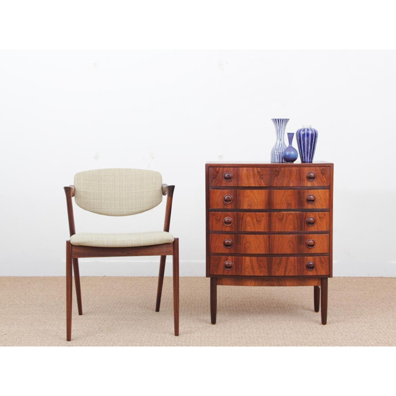 Petite commode scandinave en palissandre de Rio de Kaï Kristiansen - 1960