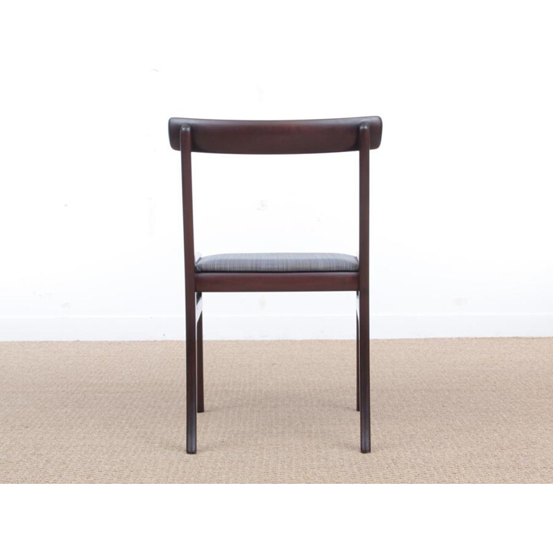 Suite van 6 Scandinavische mahonie stoelen, model Rungstedlund door Ole Wansher voor P. Jeppesen - 1960