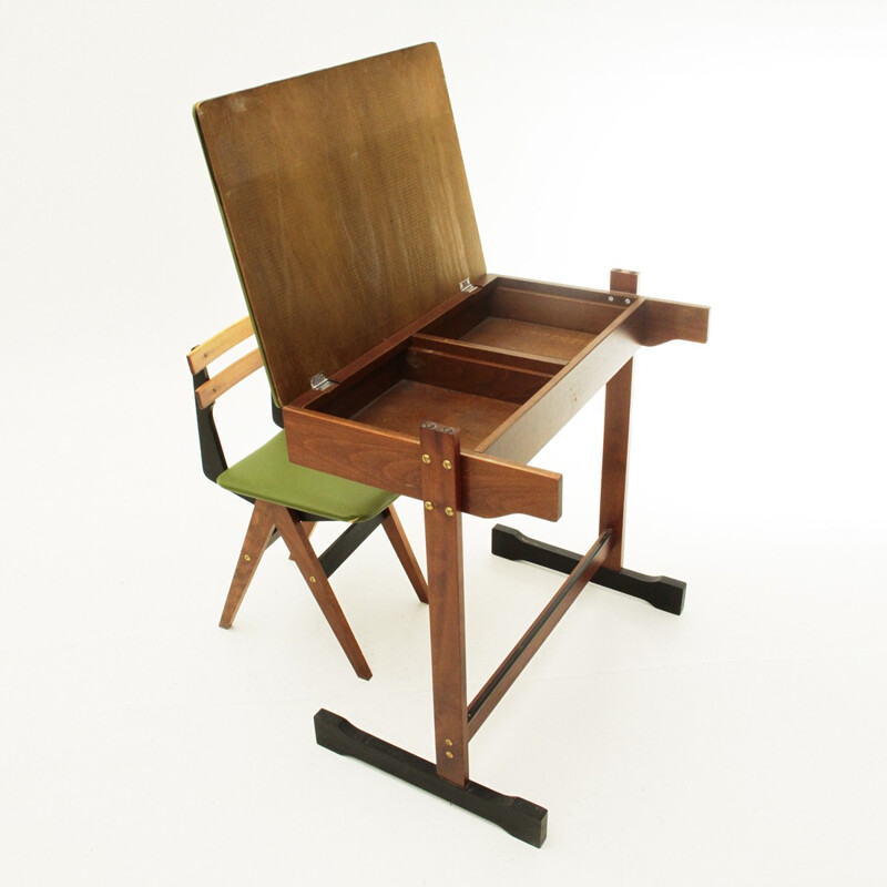 Desk and chair by Fratelli Reguitti - 1960