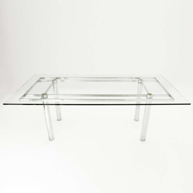 "Andrè" rectangular dining table by Tobia Scarpa for Gavina knoll - 1960s