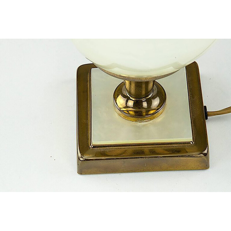 Table Lamp in a Mother-of-Pearl Color - 1970s