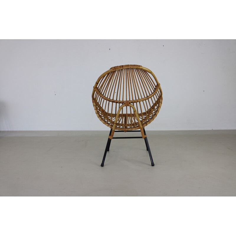 Rattan tub chairs by Rohe Noordwolde - 1960s